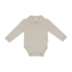 Klein Baby Polo Romper - Mt. 50 - Beige Melange