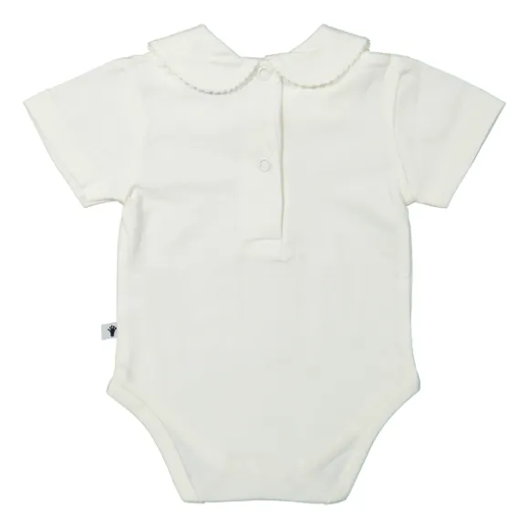 Klein Baby Romper Korte Mouw - Mt. 50 - Off White