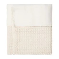 Koeka Amsterdam Wafel Wiegdeken - Cotton Fleece - Natural