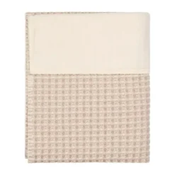 Koeka Ledikantdeken - Cotton Fleece Wafel Amsterdam - Crumble