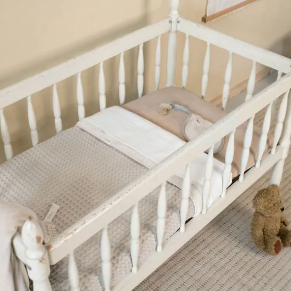 Koeka Oslo Ledikantdeken Wafel / Teddy Sand / Pebble