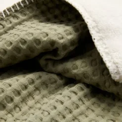 Koeka Oslo Wiegdeken Wafel / Teddy Sand / Pebble