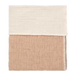Koeka Rivoli Wiegdeken - Maat 75 x 100 - Caffe