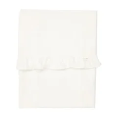 Koeka Ruffle Wieglaken Warm White 80 x 100 cm