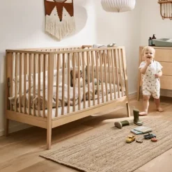 Leander Linea Babybed - Beech