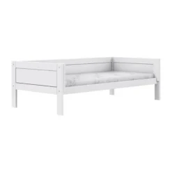 LIFETIME Bed Met Dakframe - 4-in-1 Bed - Premium Wit Gelakt