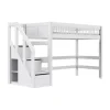 LIFETIME Breeze Hoogslaper Met Trapkast - Wit