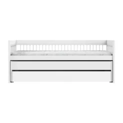 LIFETIME Breeze Kajuitbed Met Logeerbed - Wit
