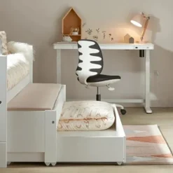 LIFETIME Breeze Kajuitbed Met Logeerbed - Wit