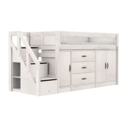 LIFETIME Halfhoogslaper – All‑In‑One / Premium White Wash