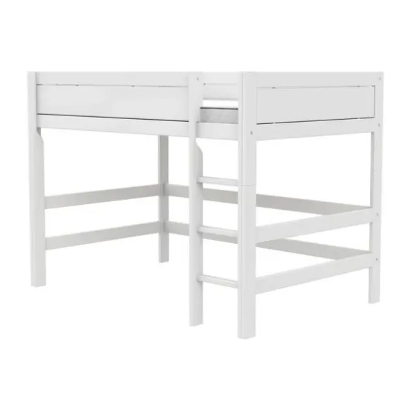 Life Time Hoogslaper Deluxe - White Wash - 152 cm - 120 cm