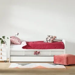 LIFETIME Kajuitbed Met Bedlade - White Wash