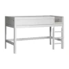 LIFETIME Kidsrooms Halfhoogslaper Rechte Trap Whitewash