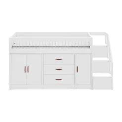 LIFETIME Kidsrooms Halfhoogslaper All-In-One Whitewash
