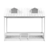 LIFETIME Kidsrooms 2-in-1 Bed - Beach House - 90x200 cm - Wit Gelakt