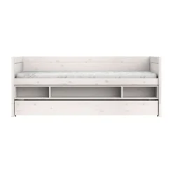 LIFETIME Kidsrooms Kajuitbed Met Opbergbox en Bedlade - Whitewash