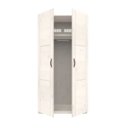 LIFETIME Kidsrooms Kledingkast 2-Deurs - White Wash