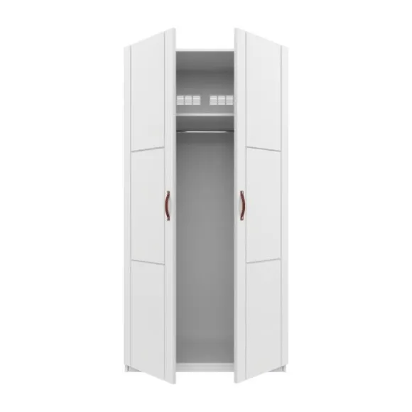 LIFETIME Kidsrooms Kledingkast 2-Deurs - White Wash