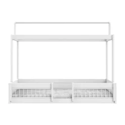LIFETIME Montessori Hutbed - 120 x 200 cm - Wit