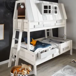 LIFETIME My Hangout Stapelbed - White Wash