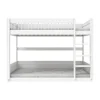 LifeTime Stapelbed – Laag – Luxe Lattenbodem – Wit Gelakt
