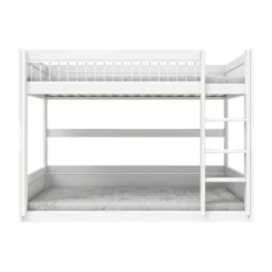 LifeTime Stapelbed – Laag – Rolbodem – Wit Gelakt