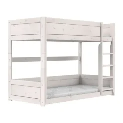 LIFETIME Stapelbed Laag - White Wash