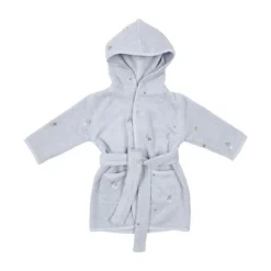 Little Dutch Badjas Geborduurd - Maat 86/92 - Blue