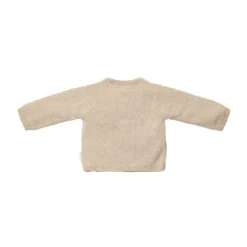 Little Dutch Gebreid Overslag Vestje - Maat 44 - Soft Beige Melee