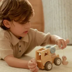 Little Dutch Kraanwagen Inclusief Pegdoll – Hout