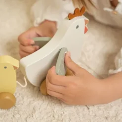 Little Dutch Little Farm Trekfiguur - Kippen