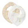 Little Dutch Little Goose Bandana Slab - 2 Stuks - 22 x 19 cm