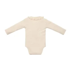 Little Dutch Newborn NOOS Little Farm Romper - lange mouw maat 50 - Sand melee