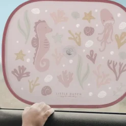 Little Dutch Ocean Dreams Zonnescherm - Pink - 2 Stuks