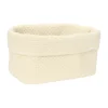 Little Dutch Pure Commodemandje Groot - 25 x 15 x 15 cm - Gebreid - Soft White