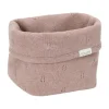 Little Dutch Pure Commodemandje Klein - 15 x 15 x 15 cm - Gebreid - Pink Blush