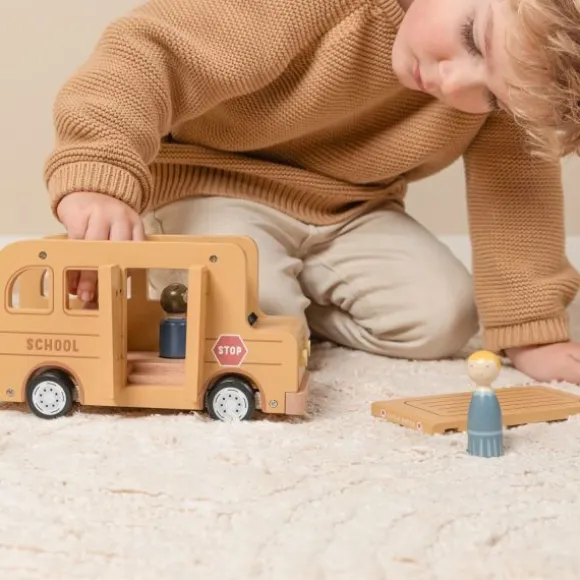 Little Dutch Schoolbus Met Poppetjes