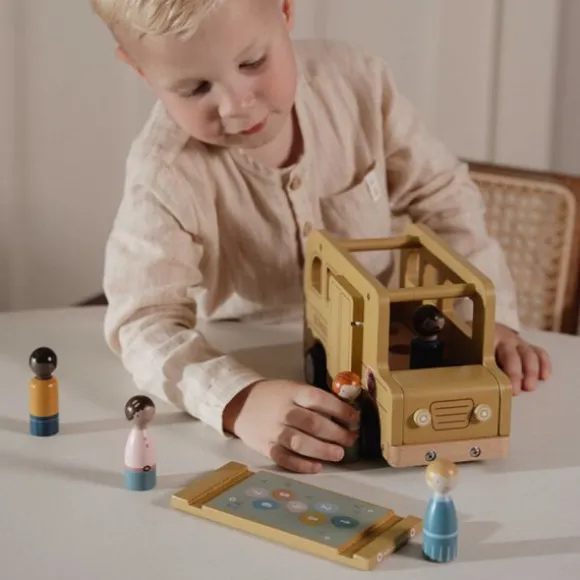 Little Dutch Schoolbus Met Poppetjes