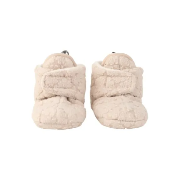 Lodger Folklore Fleece Slofjes Birch 3-6 Mnd