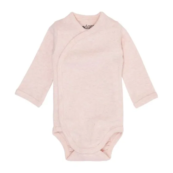 Lodger Melange Romper Lange Mouw - Maat 50 - Tan