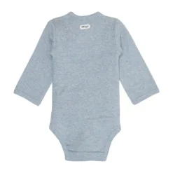 Lodger Melange Romper Lange Mouwen - Maat 50 - Blue Fogg