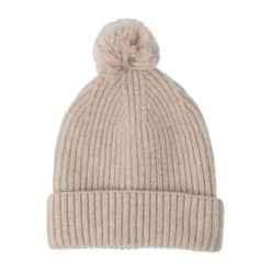 Lodger Mutsje - Merinowol - Beige - 0-3 mnd