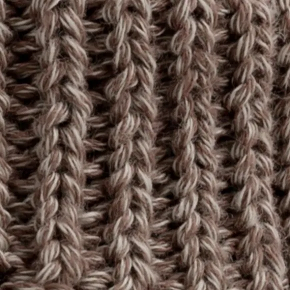 Lodger Slofjes Gebreid Met Kabel - 0-6 mnd - Buffalo