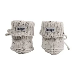 Lodger Slofjes Gebreid Met Kabel - 0-6 mnd - Buffalo