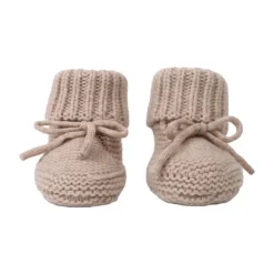 Lodger Slofjes - Merino Wool - Beige - 6-12M