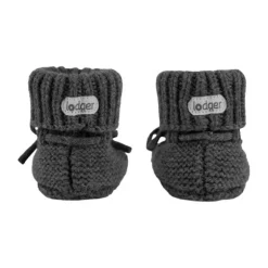 Lodger Slofjes - Merino Wool - Pigeon - 6-12M