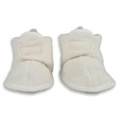 Lodger Slofjes - Teddy Fleece - Cloud Dancer - 0-3M