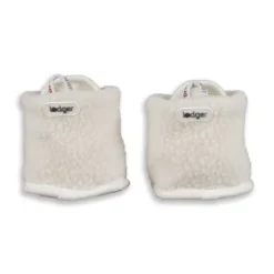 Lodger Slofjes - Teddy Fleece - Cloud Dancer - 0-3M