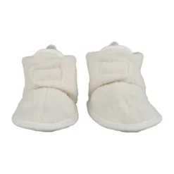 Lodger Slofjes - Teddy Fleece - Cloud Dancer - 0-3M