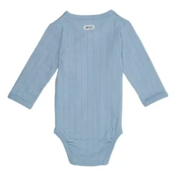 Lodger Solid Overslagromper Lange Mouw - Mt. 50 - Blue Fogg